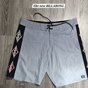 Billabong Gray Board Shorts with Modern Design